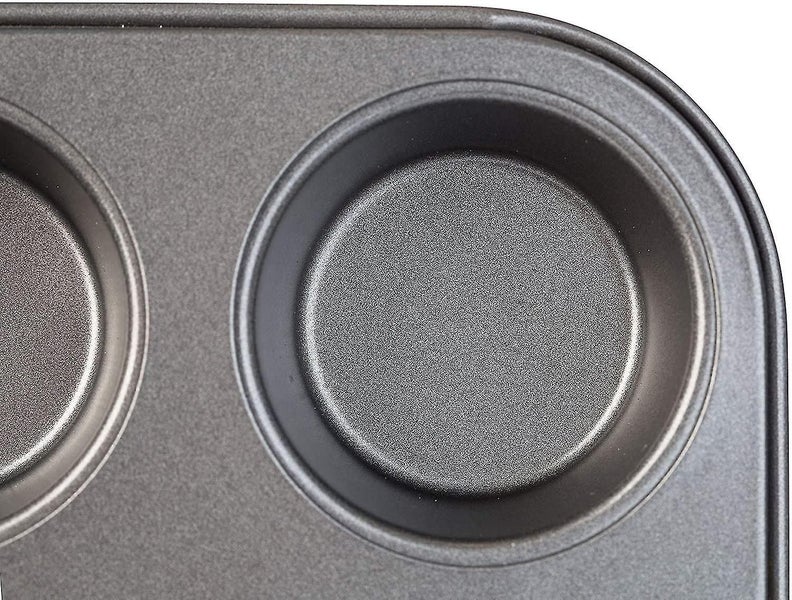 Steel Muffin Pan For 12 Large Muffins, Non-stick, 35 X 26.5 Cm, Cupcake Mold, Br Carousel 5