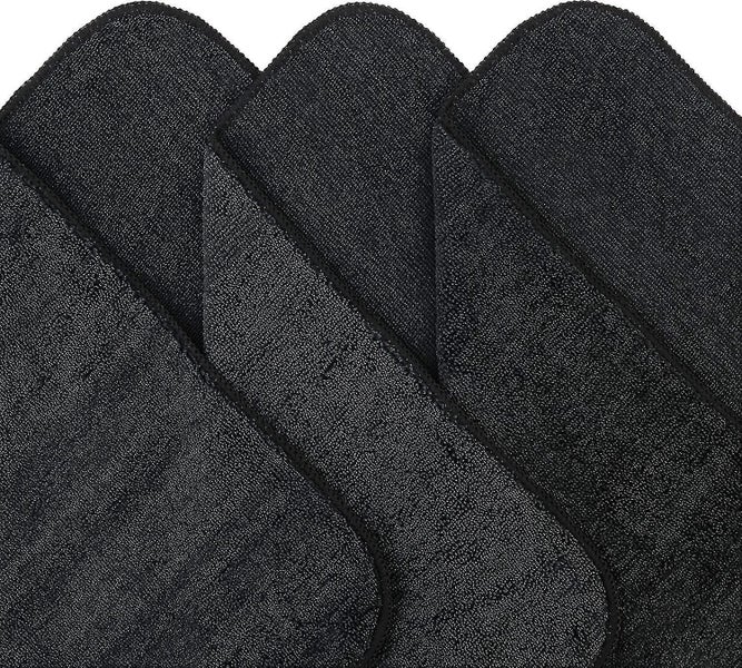 Th Premium Microfiber Cleaning Cloth, 30 X 30 Cm(12 Pack) (black) Carousel 2
