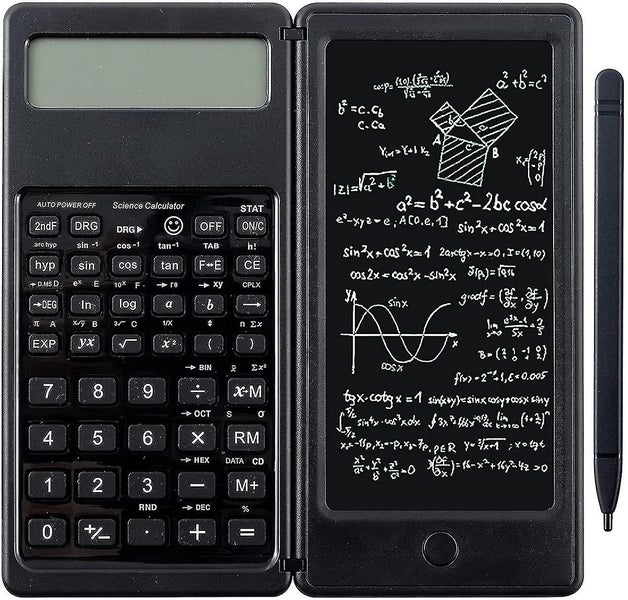 Scientific Calculator Foldable Desktop Calculator With Erasable Writing Board 10 Carousel 1