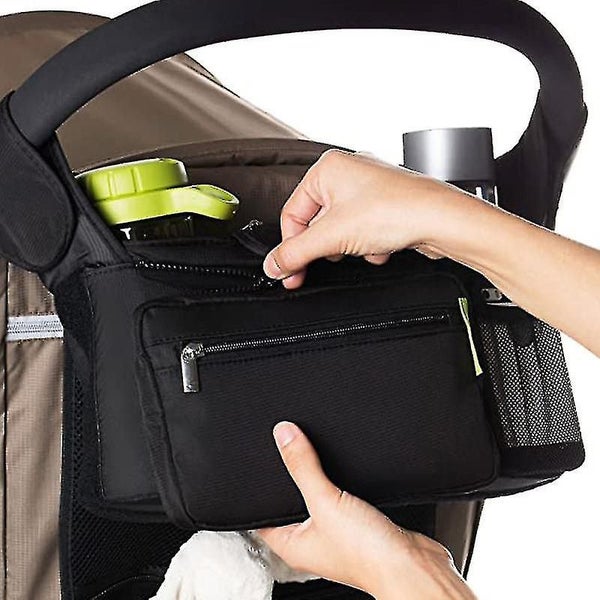 Universal Stroller Organizer With 2 Insulated Cup Holders, Stroller Accessories Carousel 2