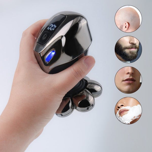 Electric Shaver Rotary Rechargeable Razor Shaving Nose Hair Beard Hair Removal Carousel 12