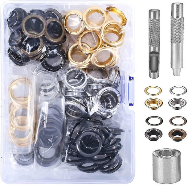 Starlight-100 Sets Eyelets 16mm Grommet Kit Eyelets Tools Metal Grommet Eyelet K Carousel 1