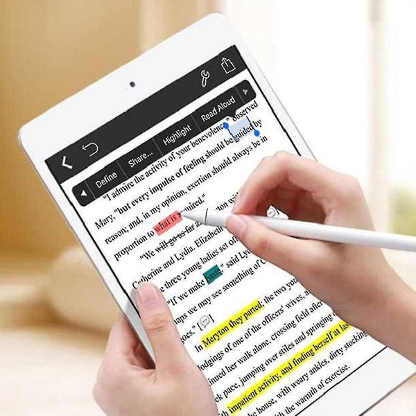 Soft Tip Writing Capacitive Touch Screen Stylus For Tablet Phone (1pc, White) Carousel 2