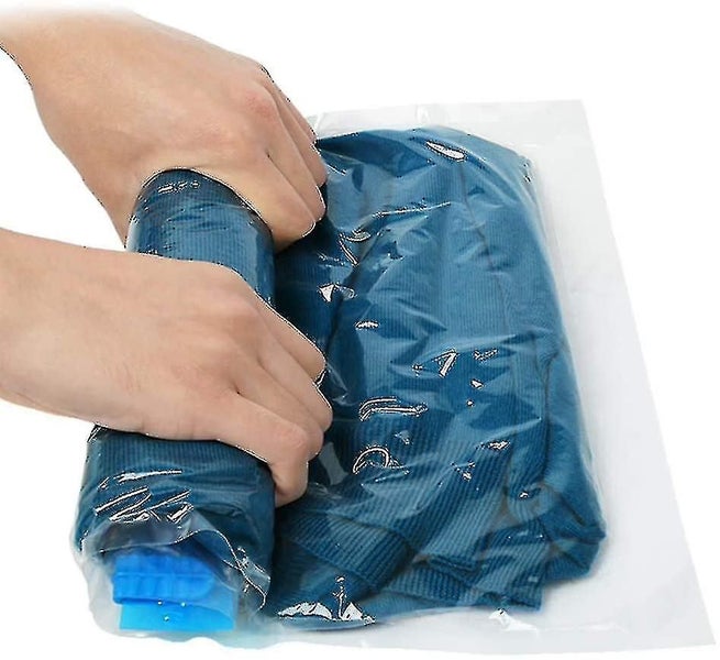 Travel Vacuum Bags For Rolling By Hand 8 Pieces | Vacuum Storage Bags For Travel Carousel 1