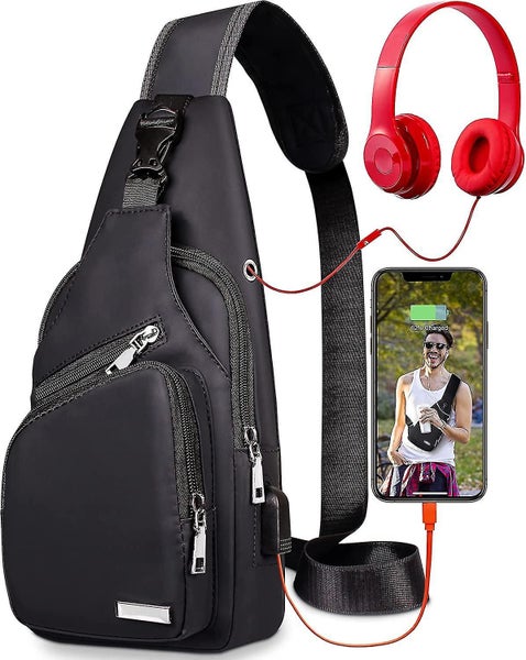Waterproof Sling Bag Crossbody Backpack For Men Women Sling Backpack Hiking Dayp Carousel 1