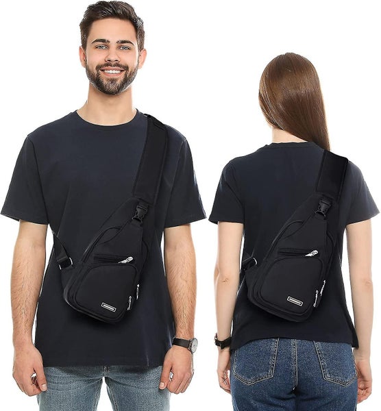 Waterproof Sling Bag Crossbody Backpack For Men Women Sling Backpack Hiking Dayp Carousel 5