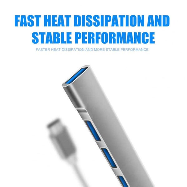 Usb Hub 4-port Usb 3.0/2.0 Data Hub Adapter Portable Usb Hub Extension Cable Spl Carousel 2