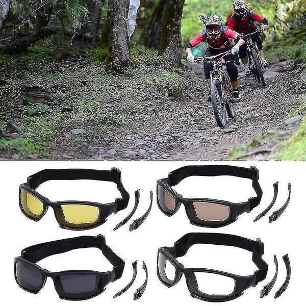 Windproof Sunglasses, Unisex Motorcycle Riding Glasses,eye Protection Carousel 2