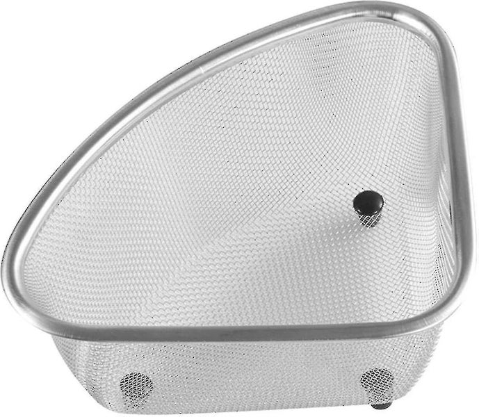 Triangle Sink Rack, Triangular Drainage Shelf Sink Drain Baskets, Stainless Stee Carousel 1