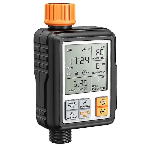 Watering Clock Digitally Programmable Garden Lawn Faucet Computer Hose Fitting S Carousel 2