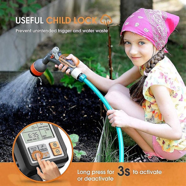Watering Clock Digitally Programmable Garden Lawn Faucet Computer Hose Fitting S Carousel 5