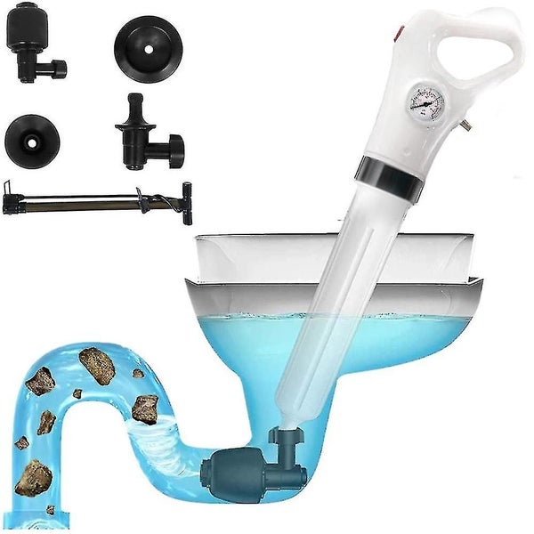 Toilet Plunger, Drain Cleaner, Powerful Electric Air Drain Blaster High Pressure Carousel 1