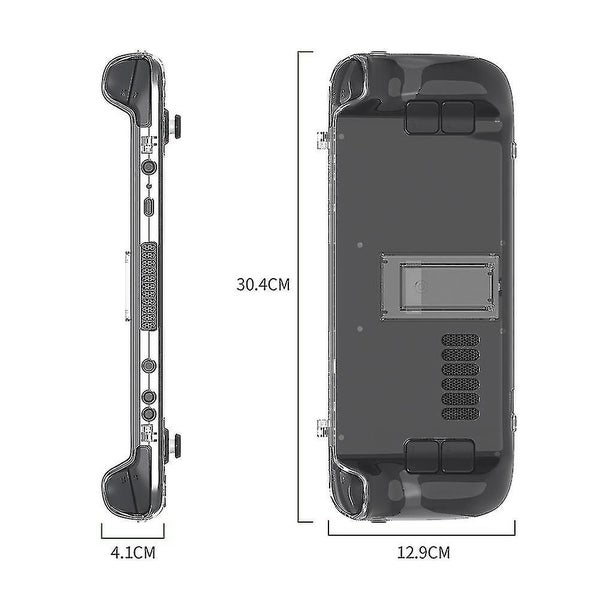 Transparent Game Console Protective Case Compatible With Steam Deck, Anti-slip H Carousel 4