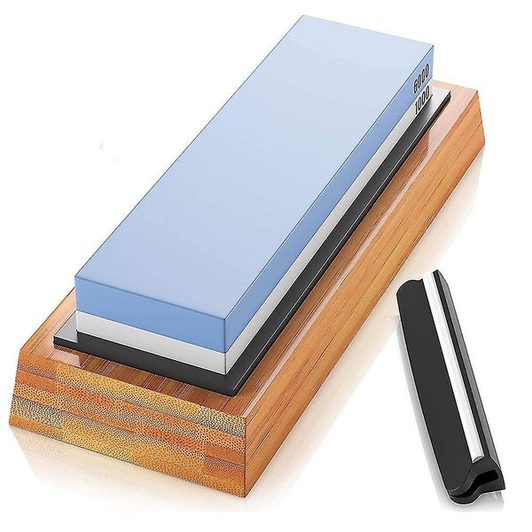 Whetstone Knife Sharpening Stone 2 Side Grit 1000/6000 Waterstone Carousel 1
