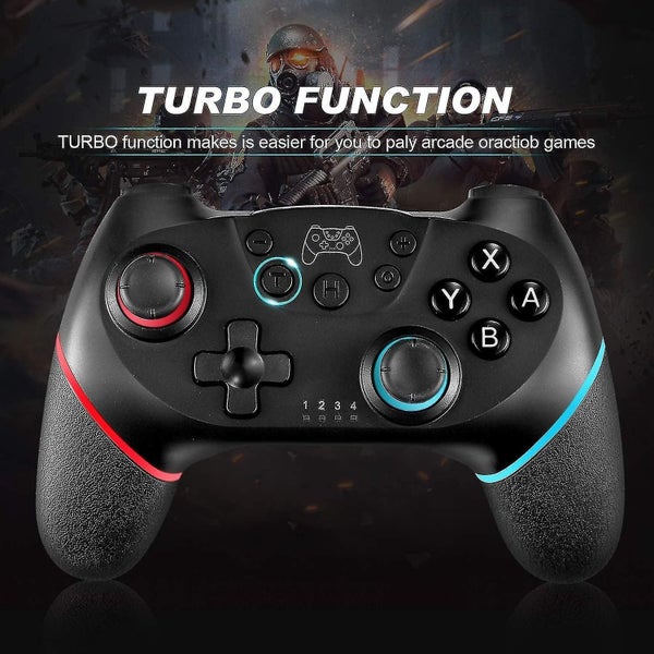 Switch Wireless Bluetooth Gamepad With Vibration 6-axis Somatosensory Switch Pro63613762555394111