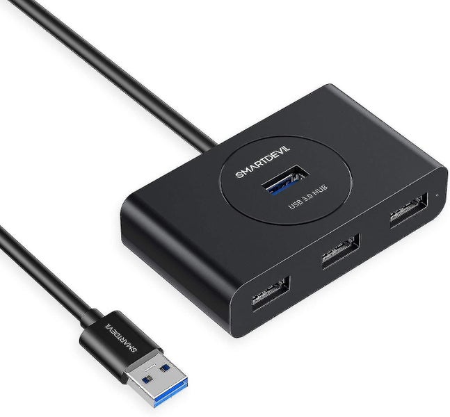 Usb Hub 3.0 4 Port 5gbs Super Speed Distributor With 1m Cable, Compatible With P Carousel 1