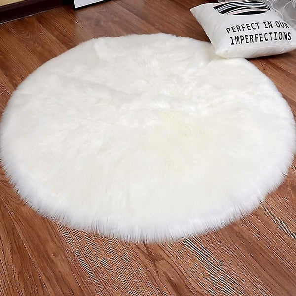 Synthetic Sheepskin,cozy Feel Like Real Wool Faux Fur Rug, Man-made Luxury Wool Carousel 1