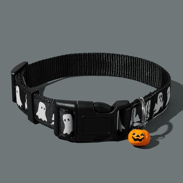 1pc Dog Halloween Ghost Collar Carousel 2