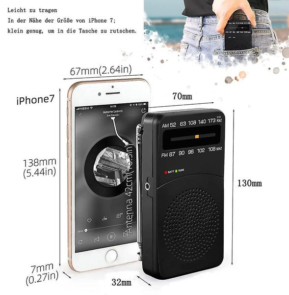 Fm/am Radio Battery Powered Small Transistor Radio Radio World Receiver Radio Wi Carousel 2