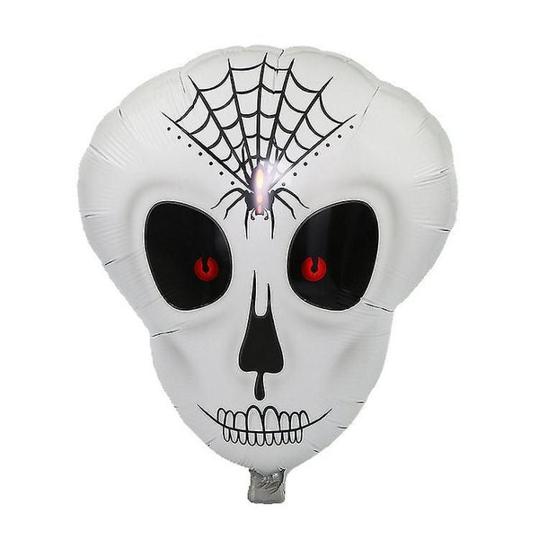5pcs Decorate And Decorate Aluminum Foil Balloons For Halloween, Terror Skull, A Carousel 3