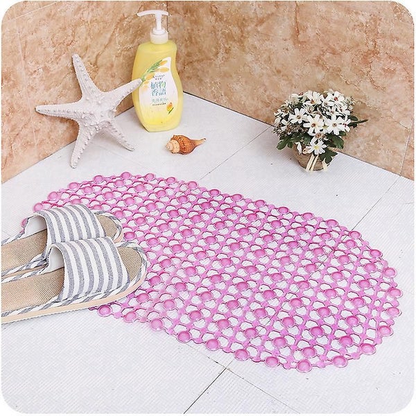 Bathroom Mat Safety Anti-slip Pvc Floor Mats Tub Bath Shower Clear Bubble Rug Carousel 2
