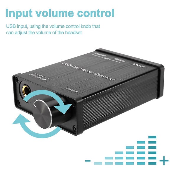 Usb To Coaxial S/pdif Optical 3.5mm/6.3mm Headphone Converter Usb Dac Digital To Carousel 2