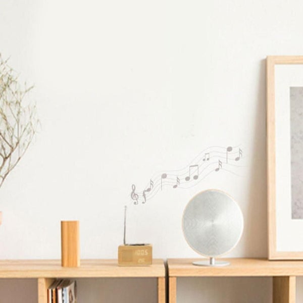 Digital Radio Wooden Alarm Clock 165 90 45 Mm Carousel 2