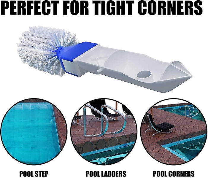 Corner Brush Swimming Pool Hot Tub Spa Corner Step & Tile Brush Carousel 3