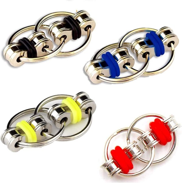 Flippy Chain Fidget Toy, Infinite Flip Chain Decompression Stress Reducer Reliev Carousel 1