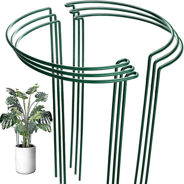 6 Pack Plant Support Stakes, Metal Garden Plant Stake, Outdoor Tall Plant Suppor Carousel 1