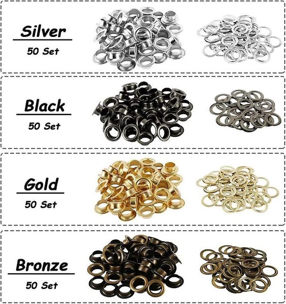 Grommet Tool Kit, Grommet Eyelets Washers, Grommet Metal Eyelets Washers Kit, Ey Carousel 4