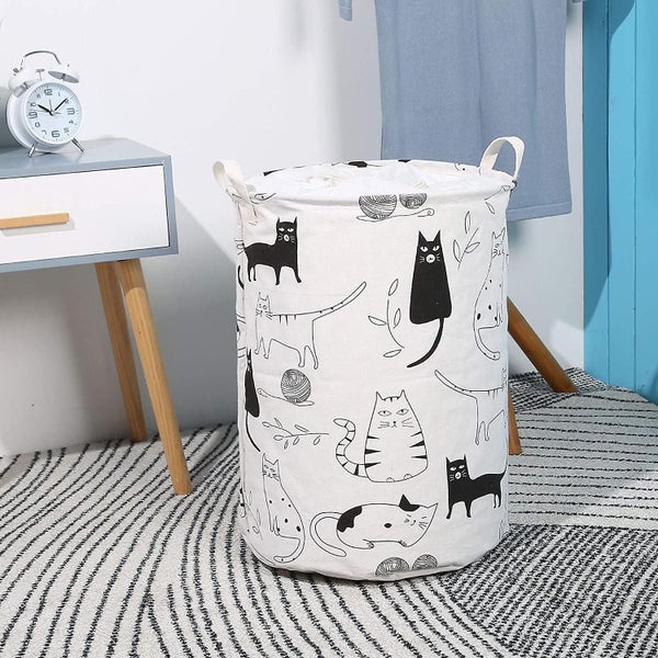 1pc Laundry Baskets With Cover Carousel 2