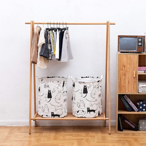 1pc Laundry Baskets With Cover Carousel 5