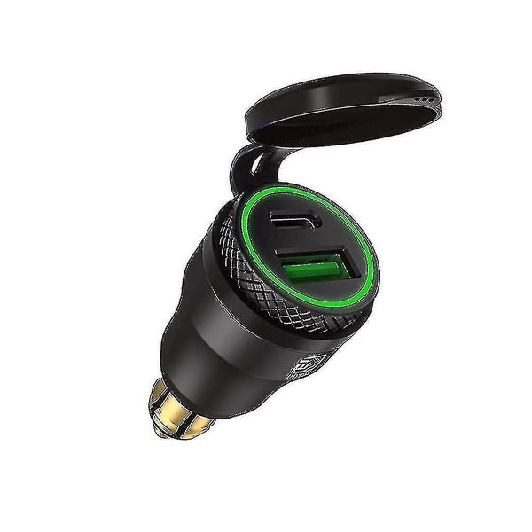 Waterproof Motorbike 12v 24v Qc3.0 Usb Type C Pd Fast Charger Power Adapter Hell Carousel 4