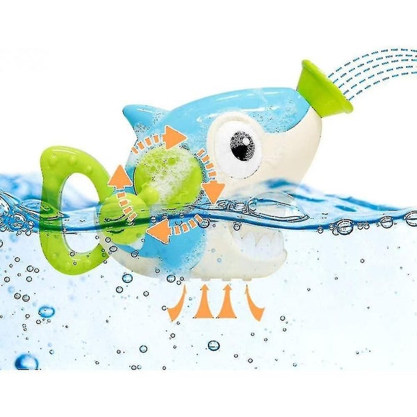 Bathtub Toy Bath Shark Toy Sprinkler Fun Children Bathing Game Carousel 1