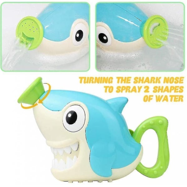Bathtub Toy Bath Shark Toy Sprinkler Fun Children Bathing Game Carousel 3