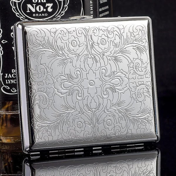 Full Metal Cigarette Case Eco-friendly Smooth Like The Mirror64046237056514111