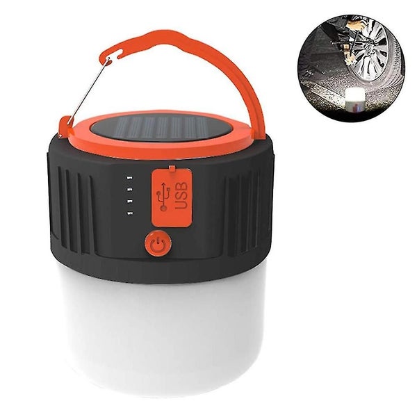 Led Camping Lantern Rechargeable, Power Bank 2400mah, Solar Camping Lights- Remo Carousel 2