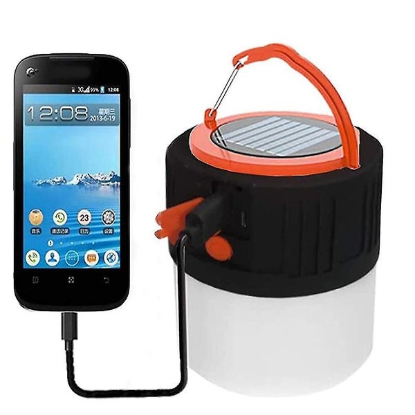 Led Camping Lantern Rechargeable, Power Bank 2400mah, Solar Camping Lights- Remo Carousel 3