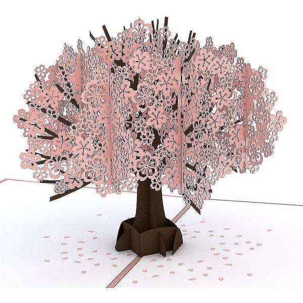 Cherry Blossom Pop Up Card,3d Card,greeting Card For Mothers Day,valentines Card Carousel 1