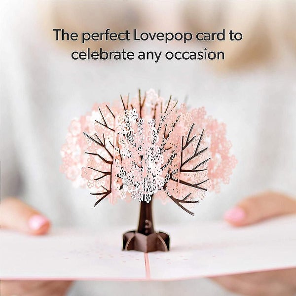 Cherry Blossom Pop Up Card,3d Card,greeting Card For Mothers Day,valentines Card Carousel 2