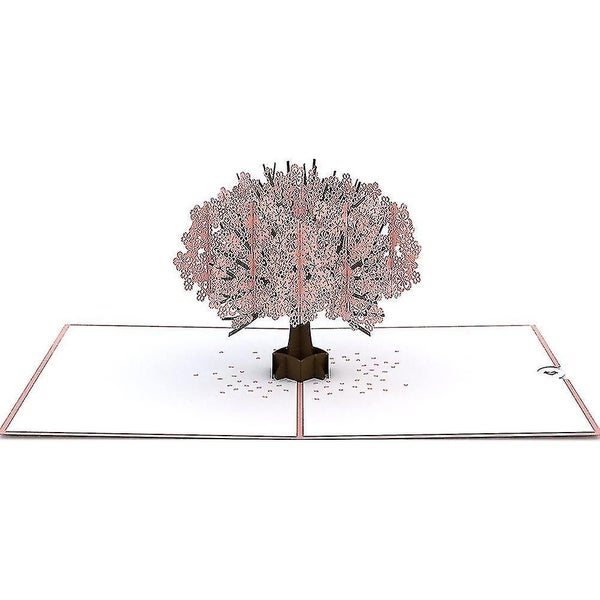 Cherry Blossom Pop Up Card,3d Card,greeting Card For Mothers Day,valentines Card Carousel 3
