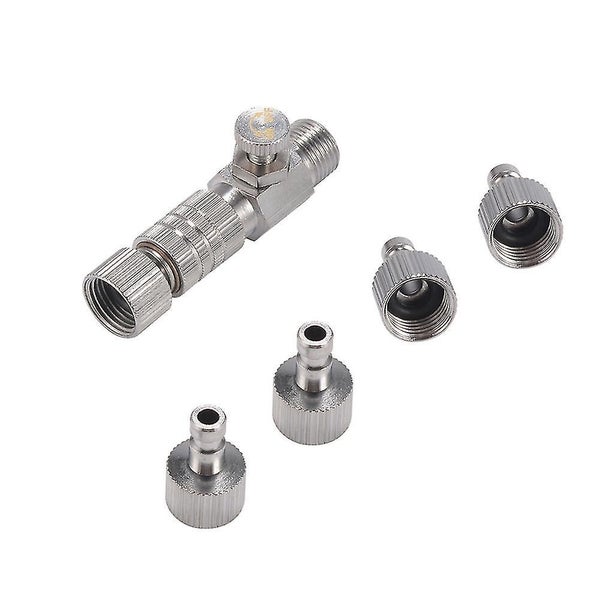 Airbrush Quick Release Coupling Disconnect Adapter With 1/8" Plug Fitting Part Carousel 1