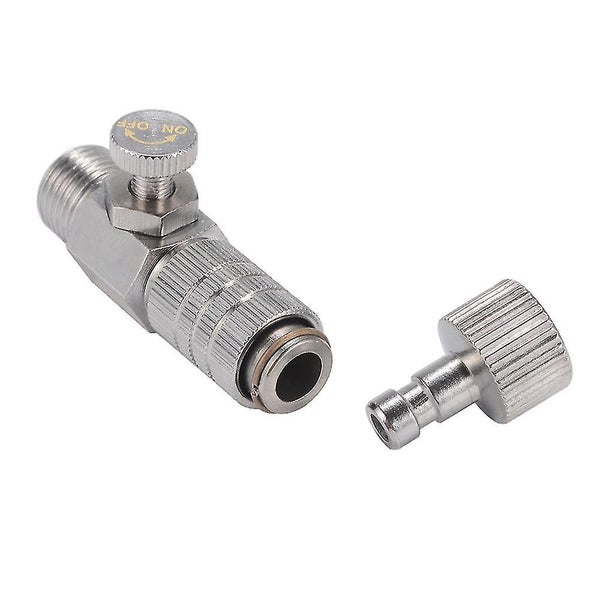 Airbrush Quick Release Coupling Disconnect Adapter With 1/8" Plug Fitting Part Carousel 2