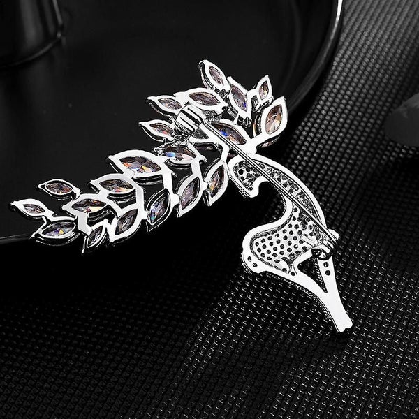 Fawn Zircon Brooch, Sika Deer Corsage Pin Buckle Pin Clothing Accessories Carousel 3