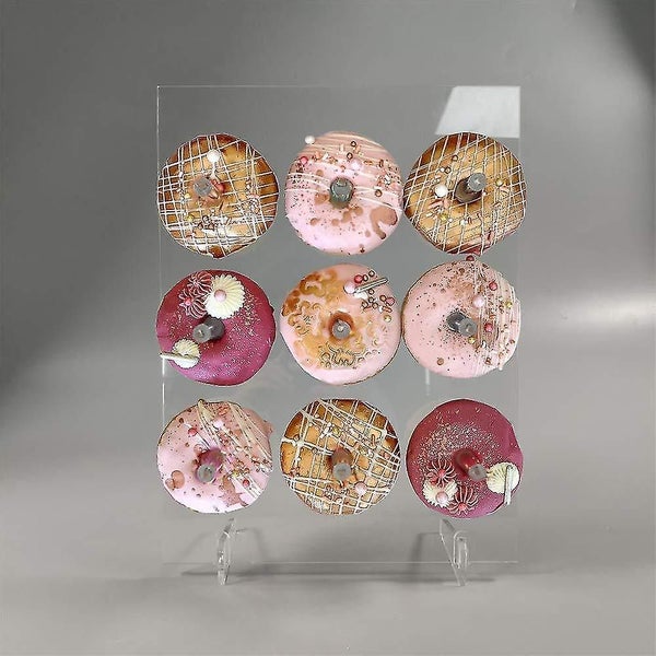 Acrylic Donut Stand Wedding Birthday Partiy Cake Stand Transparent Decorations A Carousel 2