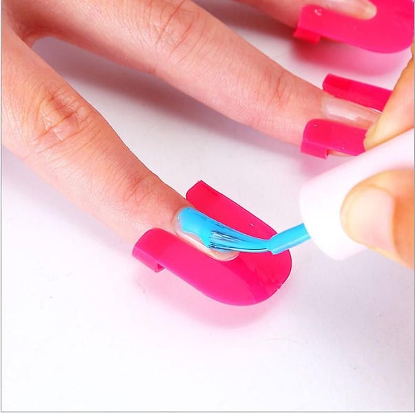26 Pieces Permanent Nail Art Set With Permanent Nail Polish Pink Carousel 2