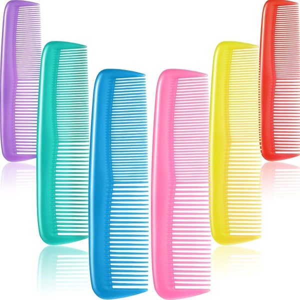 12 Pieces Colorful Hair Combs Set For Kids Women Men Carousel 1