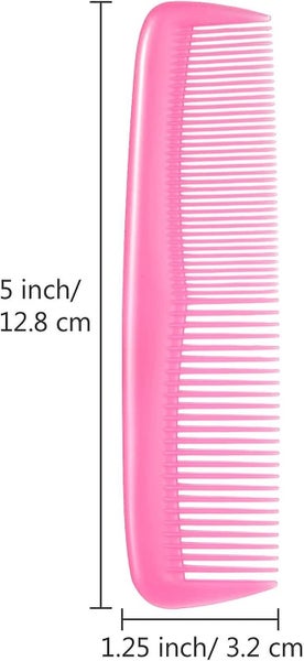 12 Pieces Colorful Hair Combs Set For Kids Women Men Carousel 2