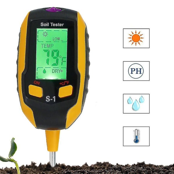 4 In 1 Soil Ph Tester Soil Moisture Hygrometer Plant Soil Ph Tester Carousel 1